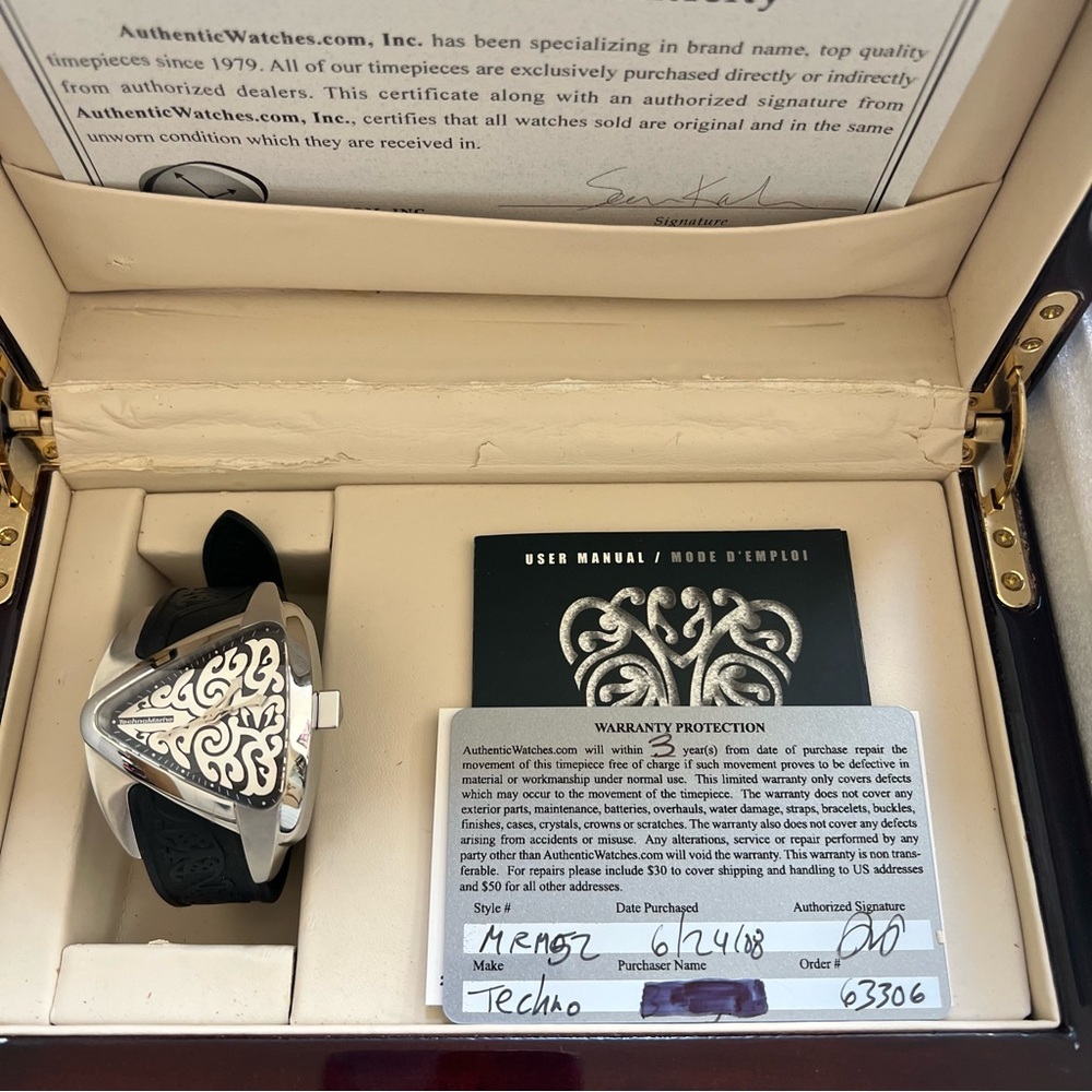Rare Technomarine MĀORI Limited Edition Watch (original,pre Invicta acquisition)